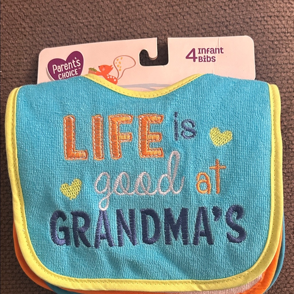 Parent's Choice Infant 4 Bibs